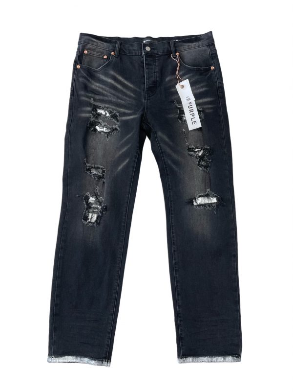 PANTS BLACK - PURPLE