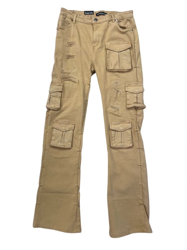 FASHION PANTS -CAMEL