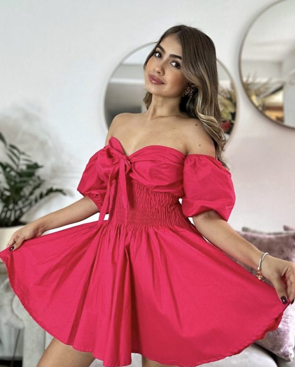 DRESS CASUAL -RED,WHITE,CAMEL