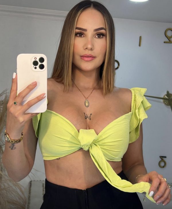 top Colombiano muy muy hot -green