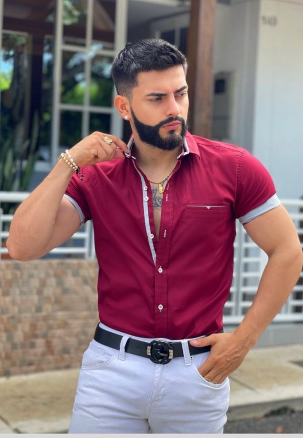 Shirt-MEN Red Color