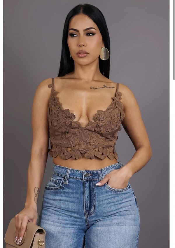 DID YOU MISS ME TOP- BROWN