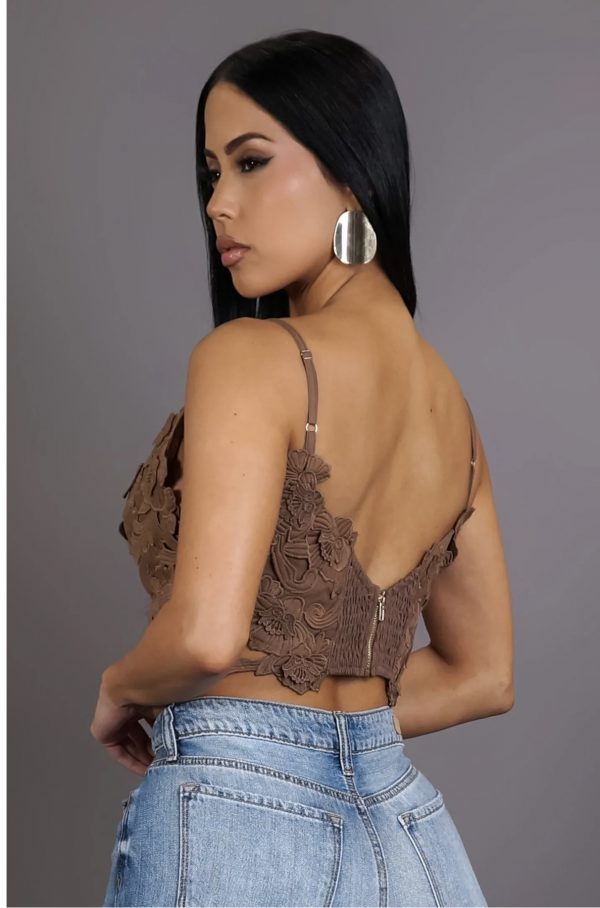 DID YOU MISS ME TOP- BROWN - Image 2
