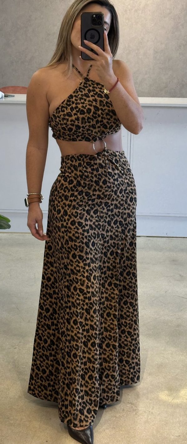 WOMAN SKIRT -ANIMAL PRINT